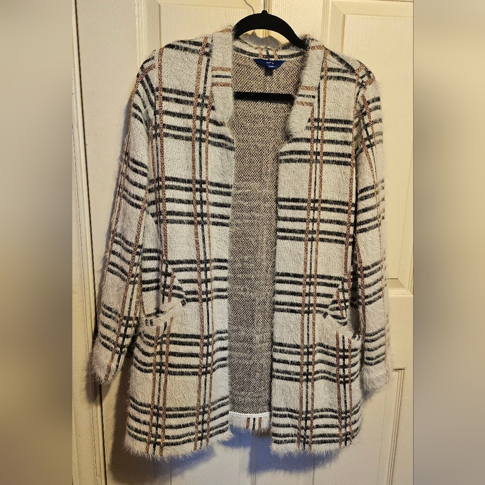 Apt 9 Fluffy Coat-Jacket